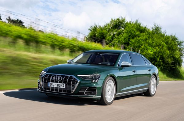 The new Audi A8 Horch's world premiere, founder version, unveiled at the Guangzhou Auto Show