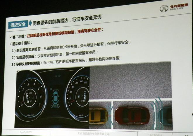 北汽新能源全新纯电动轿车广州车展将亮相