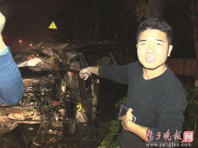 90后好司机路见车祸伤者 丢下婴儿去救人