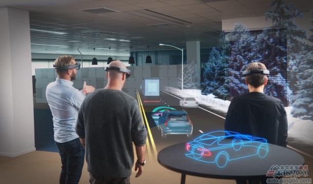 沃尔沃 微软合作全息眼镜助阵自动驾驶