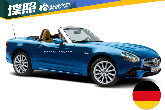 全新梅赛德斯-奔驰SLA级跑车合成图发布