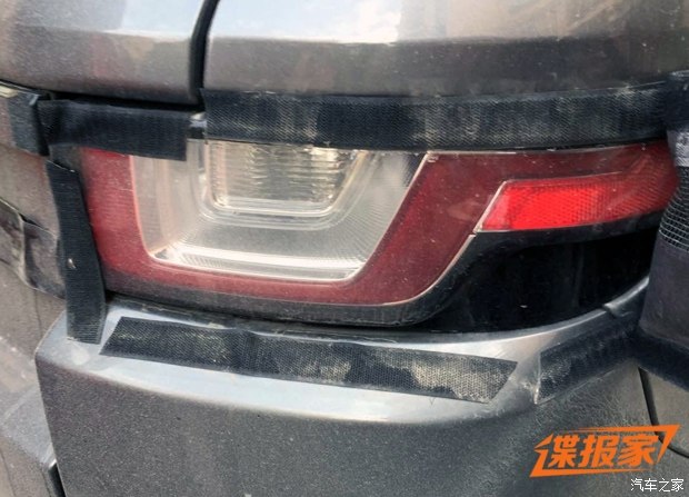 配全LED大灯 国产新款揽胜极光谍照