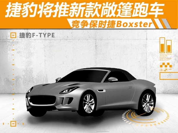 捷豹将推新敞篷跑车 竞争保时捷Boxster