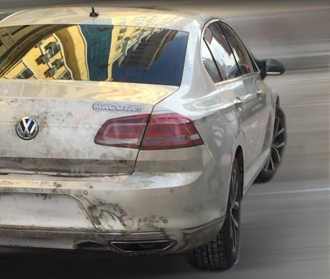 全新一代迈腾测试车谍照 车身大幅加长