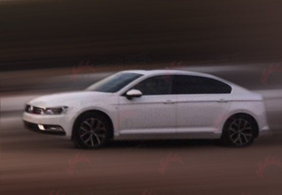 全新一代迈腾测试车谍照 车身大幅加长