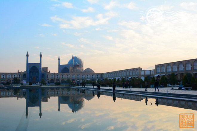 临近傍晚的伊玛目广场