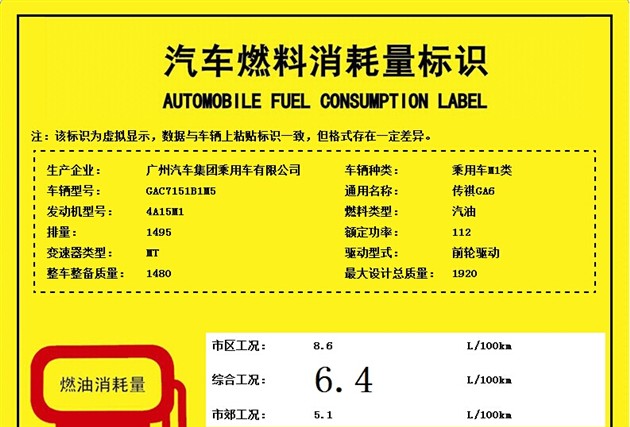 广汽传祺GA6推1.5T车型 或2016年3月上市