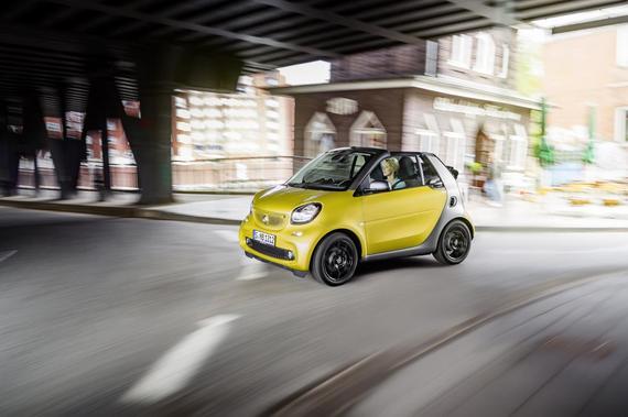 新smart fortwo敞篷版英国上市 13万元起