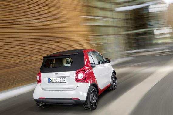 新smart fortwo敞篷版英国上市 13万元起