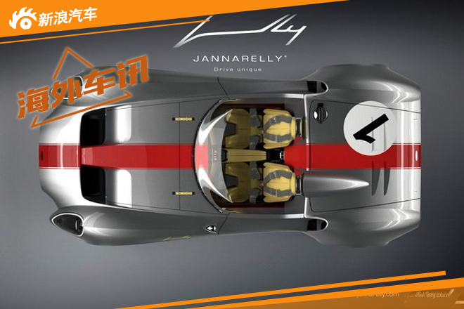 定制跑车品牌Jannarelly将发布首款跑车