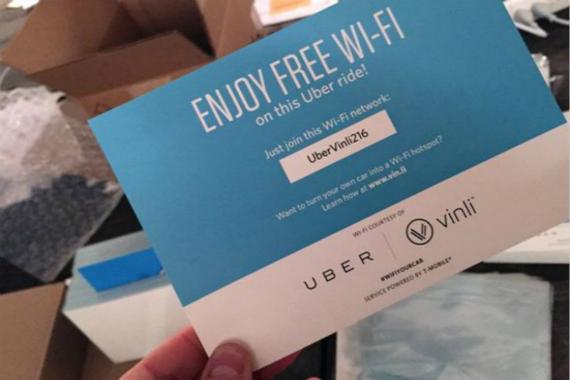 Uber将车辆变身移动WIFI 服务CES展会