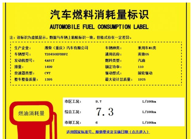 1.5T搭配CVT变速箱 英致G5动力信息曝光