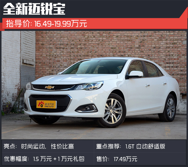 最高降2万.这些中级车最低只要15万