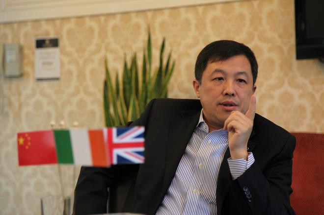 20150113-上汽大通爱尔兰国家邮政车辆交付仪式-媒体专访蓝总