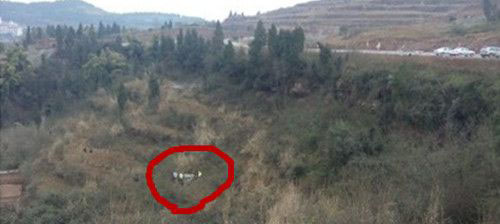 南充男子陪妻练车坠崖 妻子当场死亡