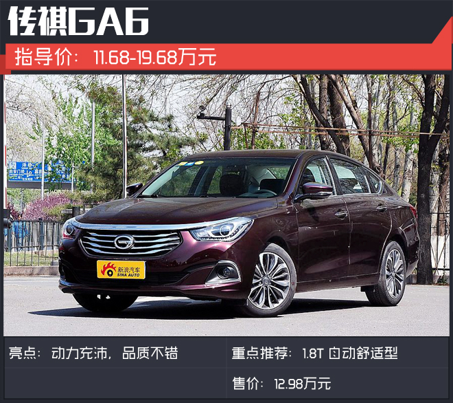 10万元就买自主.这些大空间家轿还不错