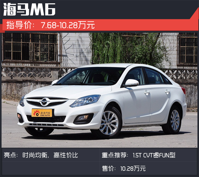 10万元就买自主.这些大空间家轿还不错