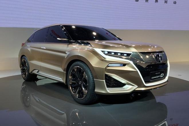 全新中型SUV将是本田CONCEPT D的量产版