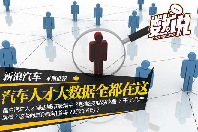 汽车人才大数据 最全的都在这儿啦！