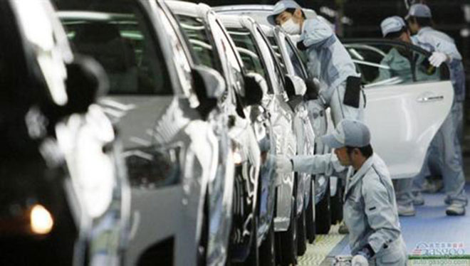 丰田2月全球产量下跌5% 日本销量下滑9%