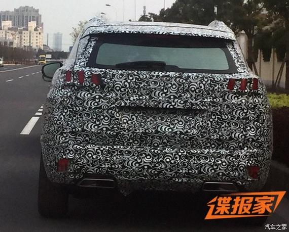 家族化设计 标致全新SUV尾部谍照曝光