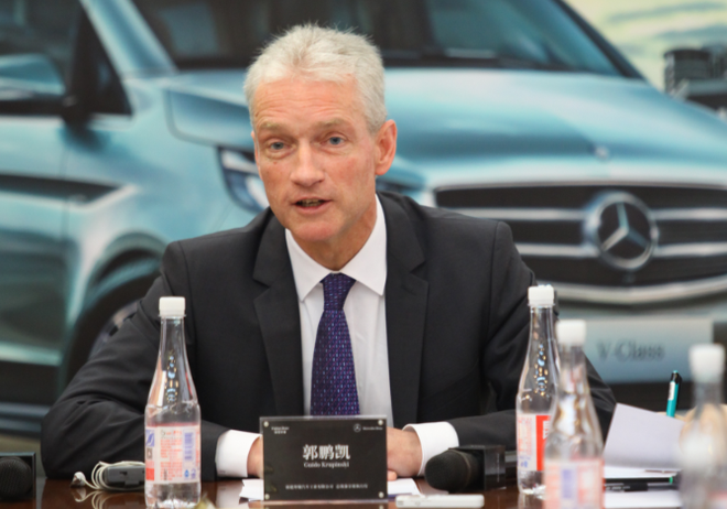 福建奔驰汽车工业有限公司总裁兼首席执行官 Dr。 Guido Krupinski郭鹏凯博士