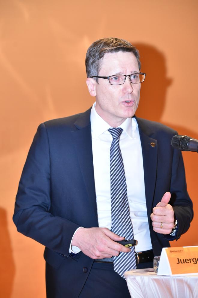 大陆集团车身与安全业务单元亚洲OEM客户负责人&车身电子事业部中国区副总裁海岳明先生