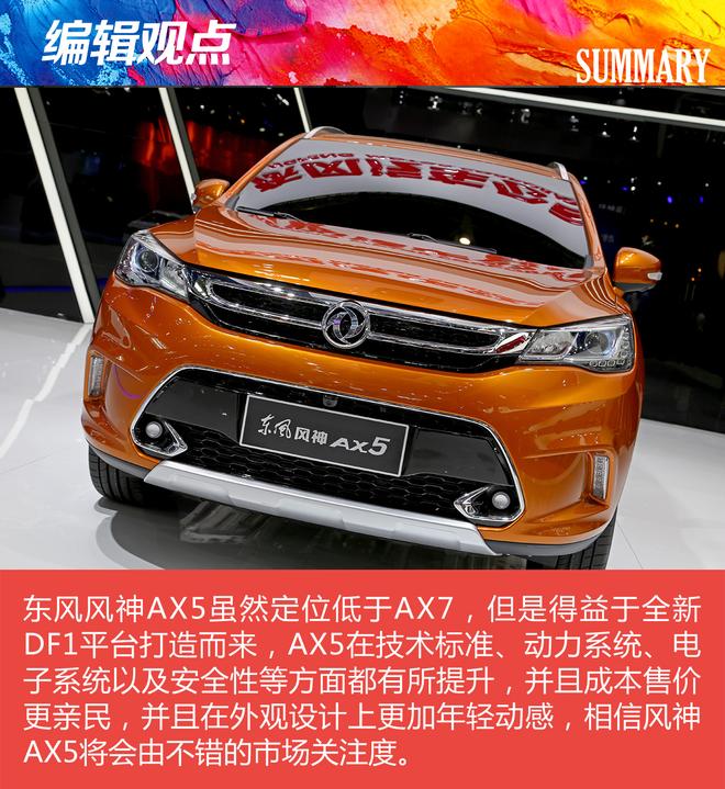 北京车展静态解析 紧凑级SUV东风风神AX5
