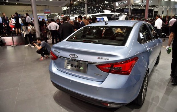 2016北京车展奇瑞艾瑞泽5 EV正式发布