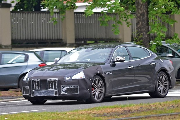 玛莎拉蒂新款总裁谍照 外观/内饰调整