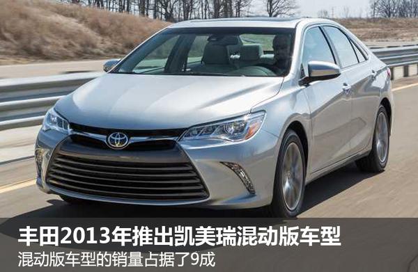 丰田凯美瑞-混动版需求增大 销量占9成