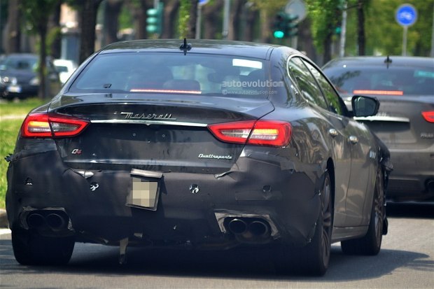 玛莎拉蒂新款总裁谍照 外观/内饰调整