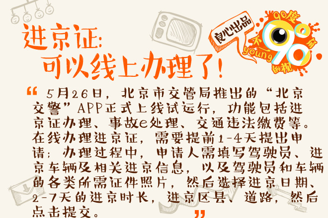 90度|一周大事件:进京证可以在线办了！
