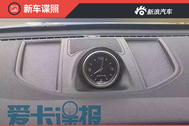 2016年年中下线 曝众泰SR8手动挡内饰照