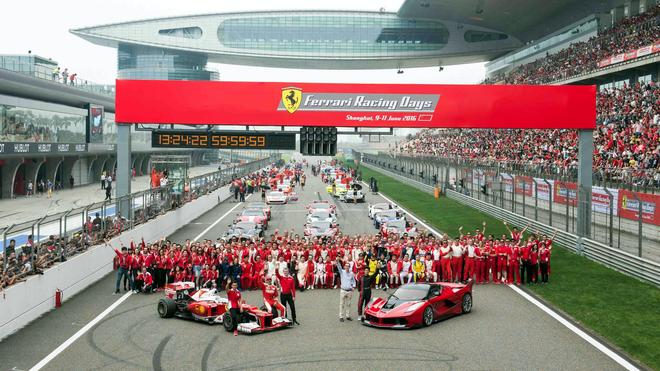 红色冲击波 2016法拉利赛道日嘉年华