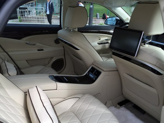 后排有大座儿 吉利博瑞行政版实车发布