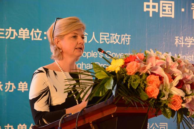 德国国际合作机构GIZ交通与能源领域主任 Sandra Retzer