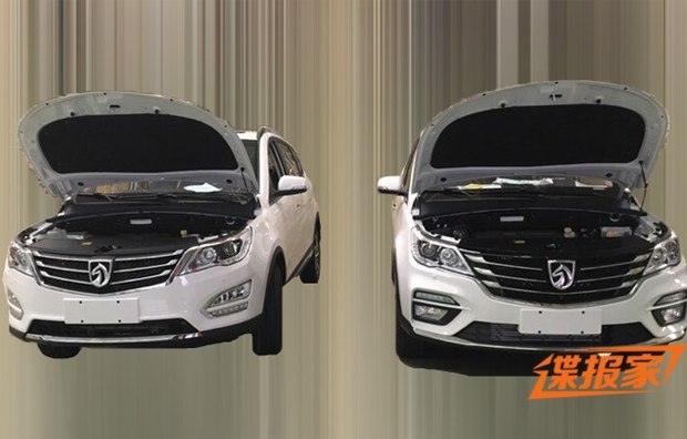 宝骏560（左）与疑似宝骏560S（右）