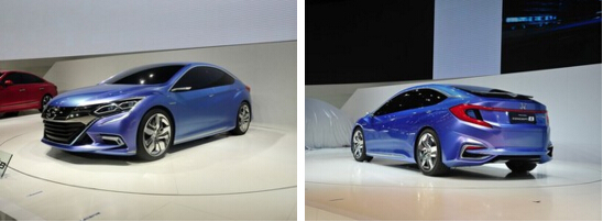 配图为本田CONCEPT B概念车