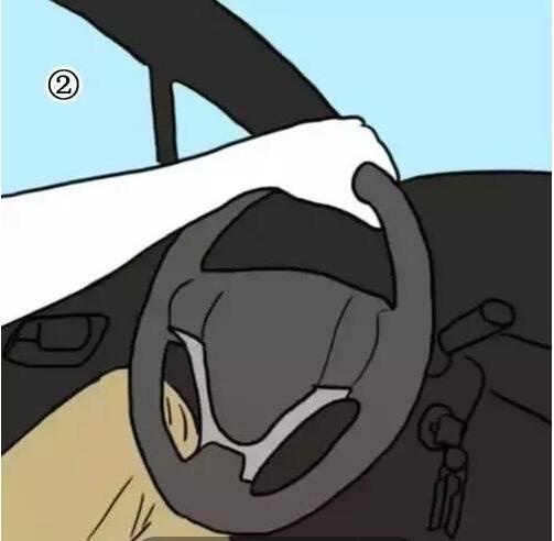 妹子找老公看这 手握方向盘的姿势出卖他