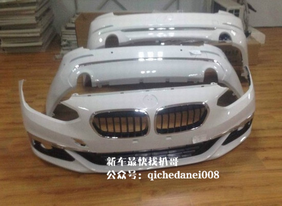 没鸡腿挡把，华晨宝马全新三厢1系谍照