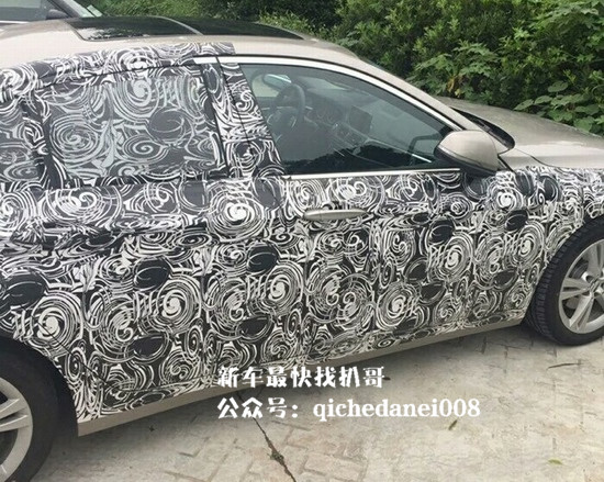 没鸡腿挡把，华晨宝马全新三厢1系谍照