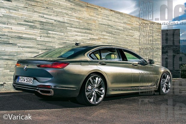 目标直指迈巴赫S级 宝马9系假想图曝光