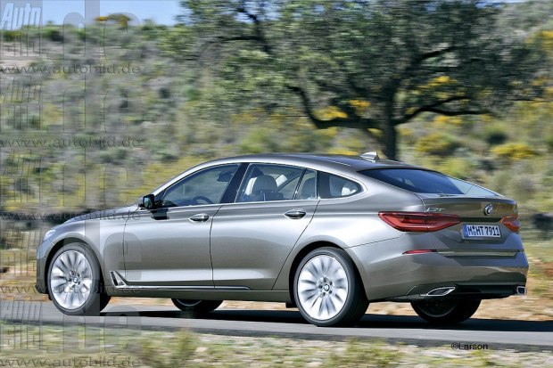 “全新宝马5系GT假想图”