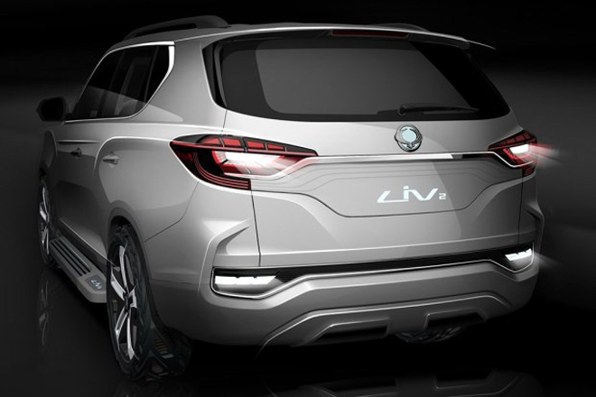 巴黎车展亮相 双龙LIV-2概念车预告图