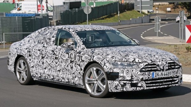 或换装新4.0T发动机 曝全新奥迪S8谍照 