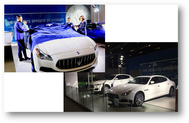 玛莎拉蒂展台活动