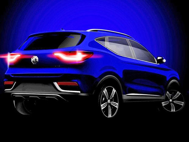 2017年上市 上汽名爵ZS尾部造型曝光 