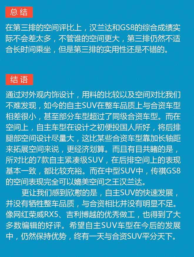 《自主SUV的逆袭》之整车品质与空间篇