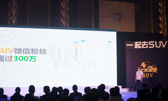 “一起去SUV”目前拥有500多万用户（微信300万+APP 200万）
